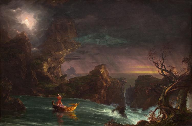 Thomas Cole The Voyage of Life:Manhood (mk13) oil painting image